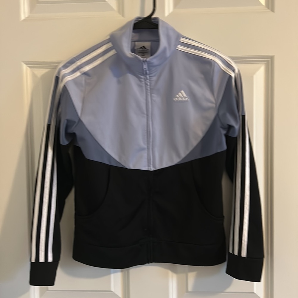 Girls Adidas full Zip Tricot Jacket • L (14)